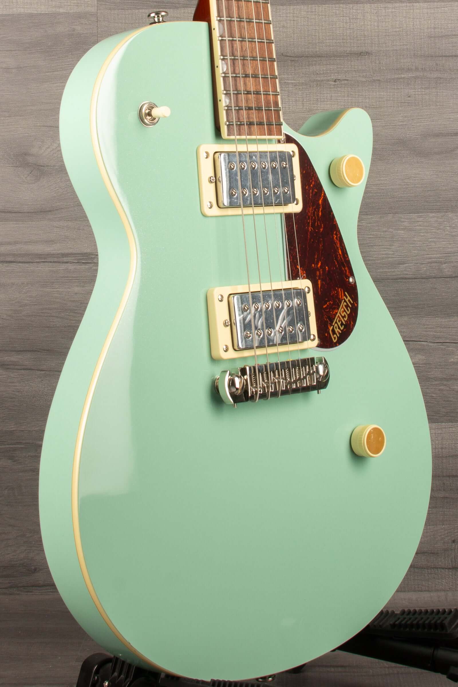 Gretsch Streamliner™ Jet™ Club Single-Cut with Wraparound, Laurel Fingerboard, Mint Metallic