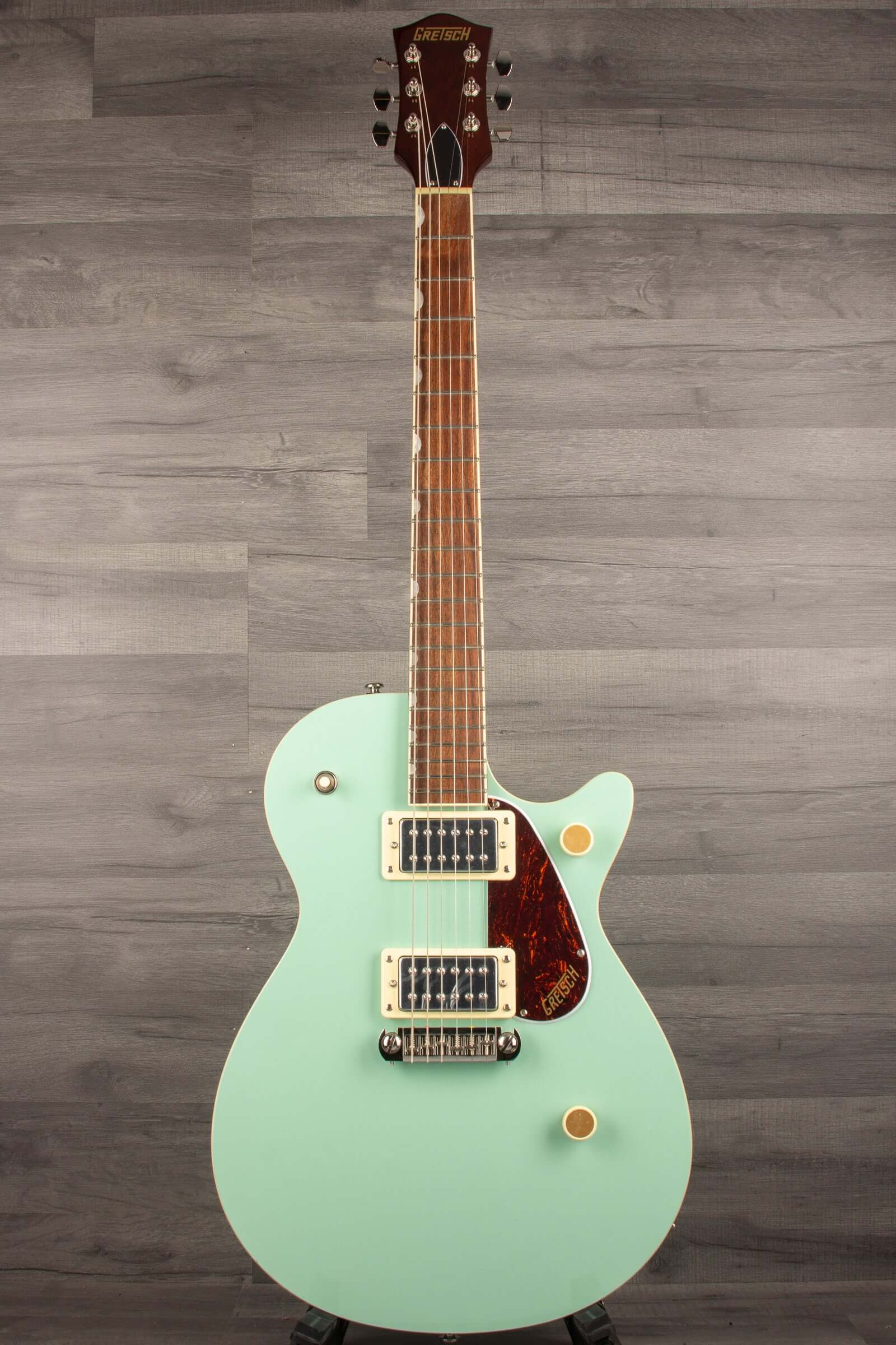 Gretsch Streamliner™ Jet™ Club Single-Cut with Wraparound, Laurel Fingerboard, Mint Metallic