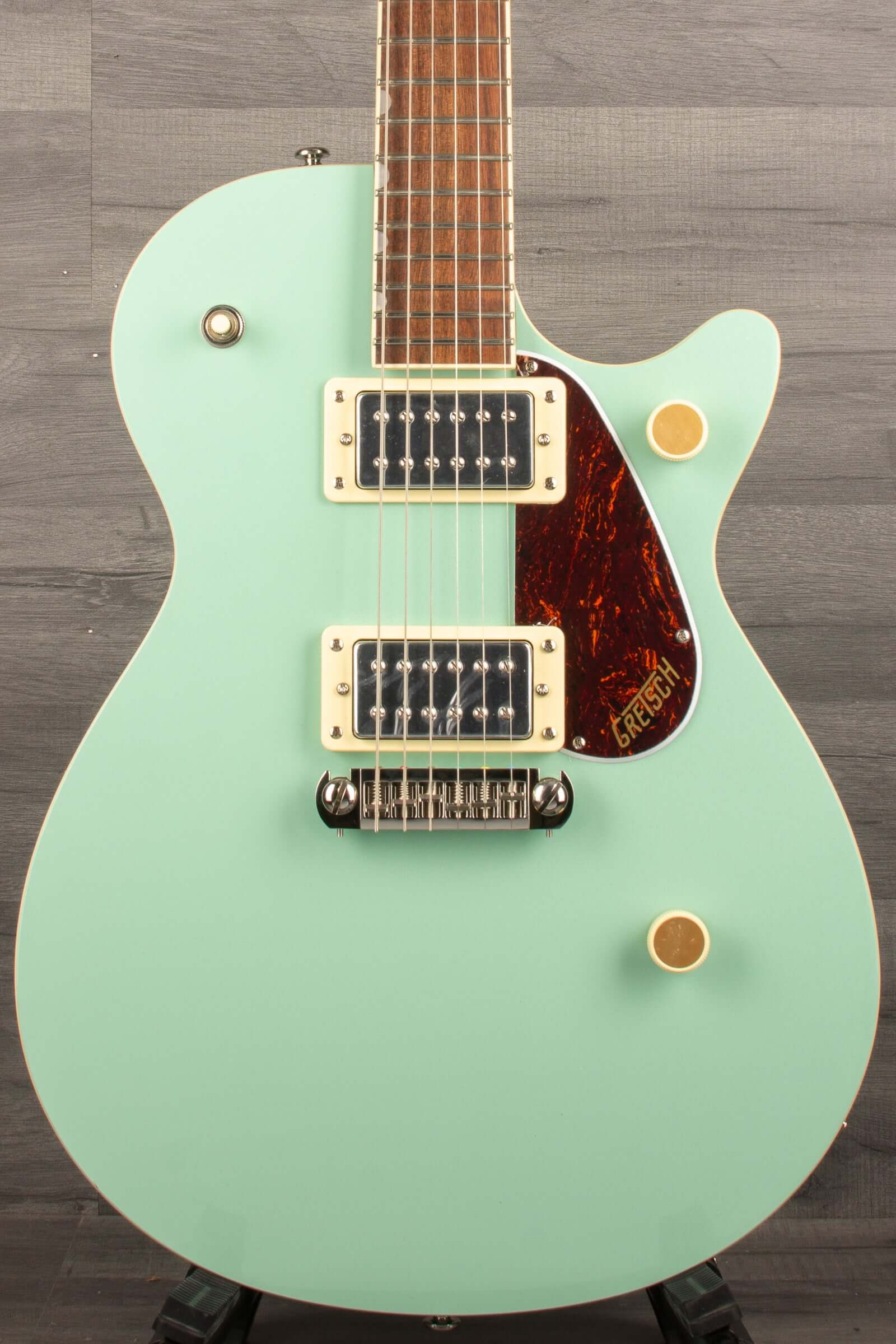 Gretsch Streamliner™ Jet™ Club Single-Cut with Wraparound, Laurel Fingerboard, Mint Metallic