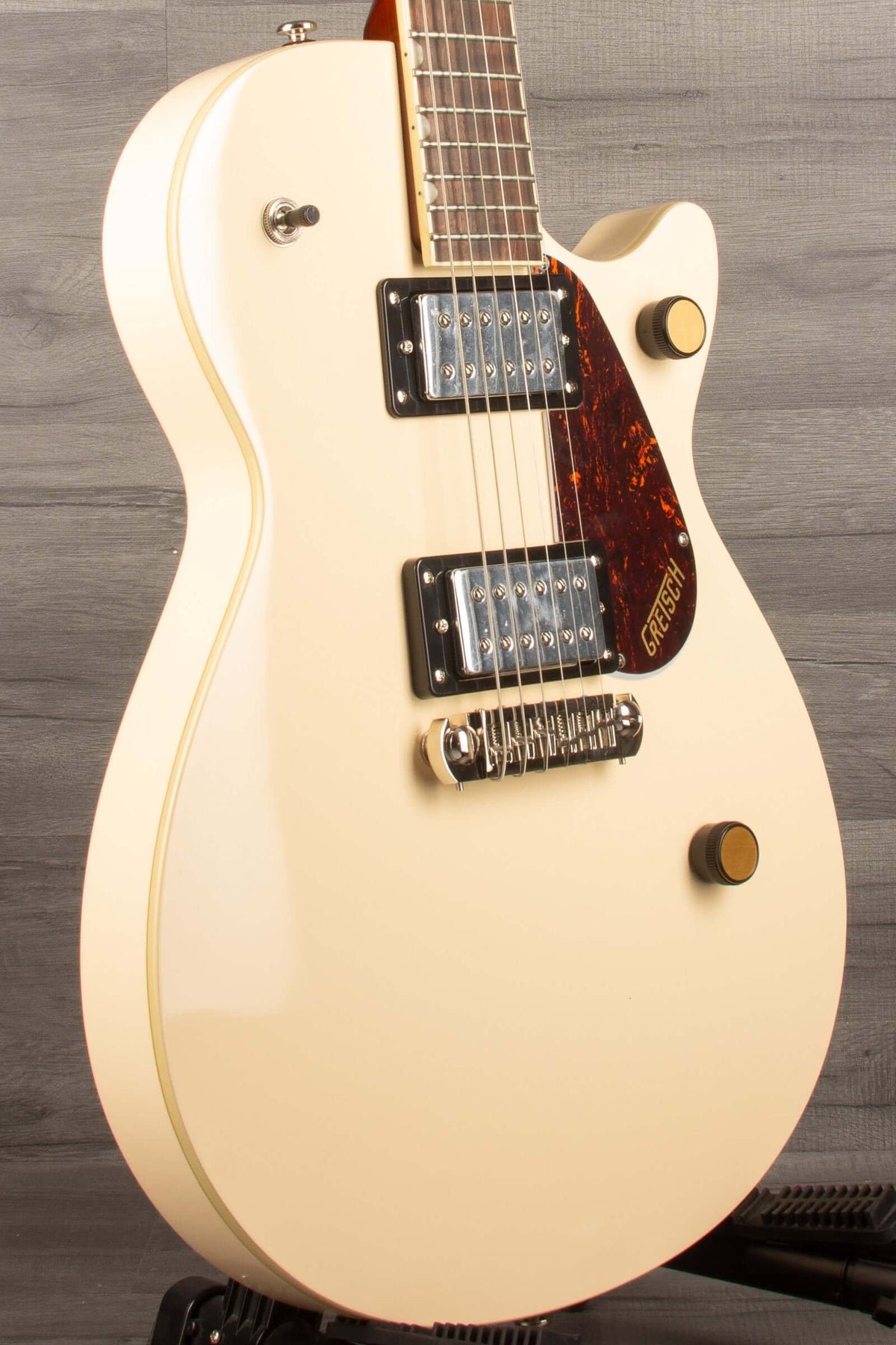 Gretsch Streamliner™ Jet™ Club Single-Cut with Wraparound, Laurel Fingerboard, Vintage White