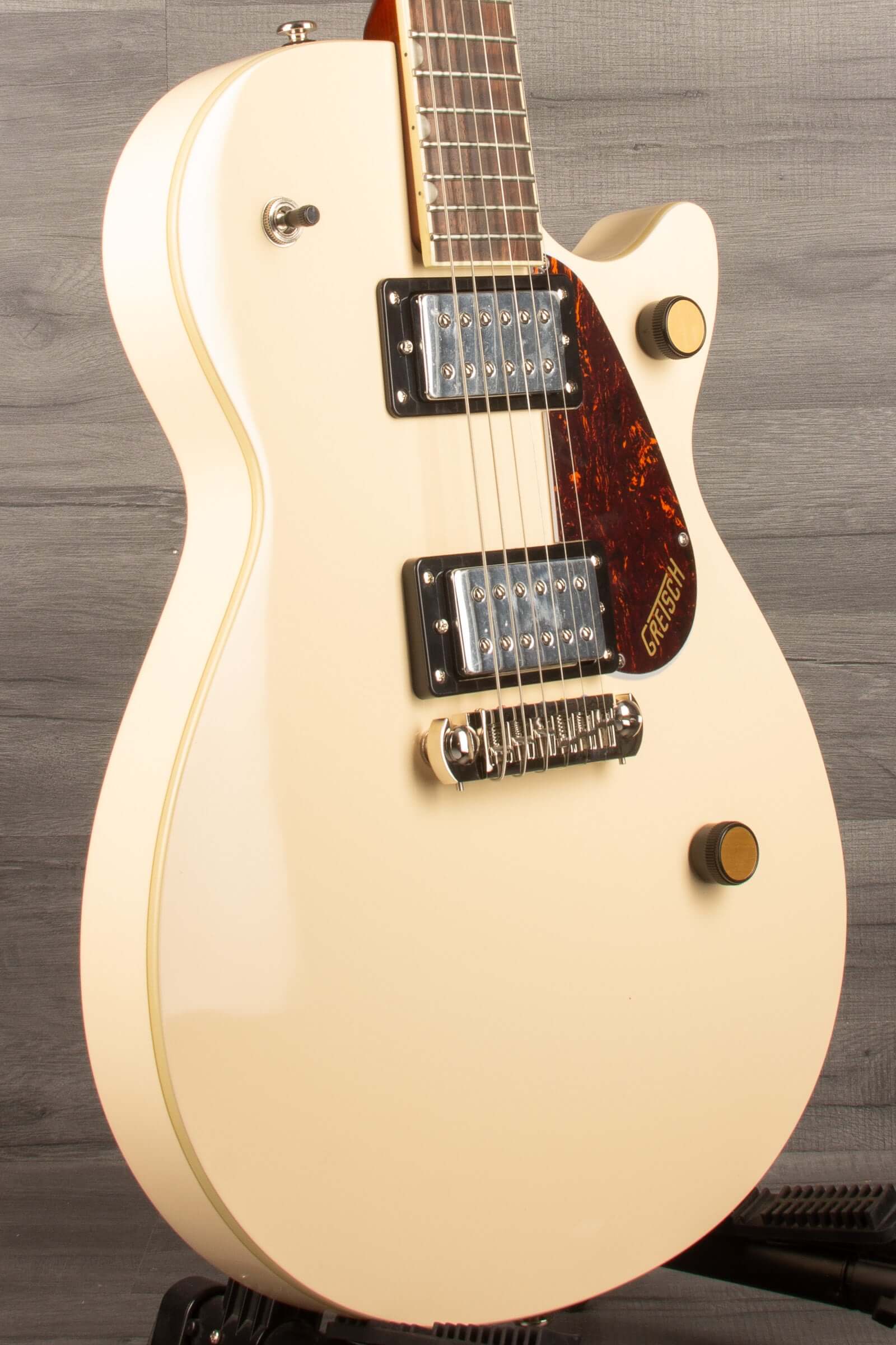 Gretsch Streamliner™ Jet™ Club Single-Cut with Wraparound, Laurel Fingerboard, Vintage White