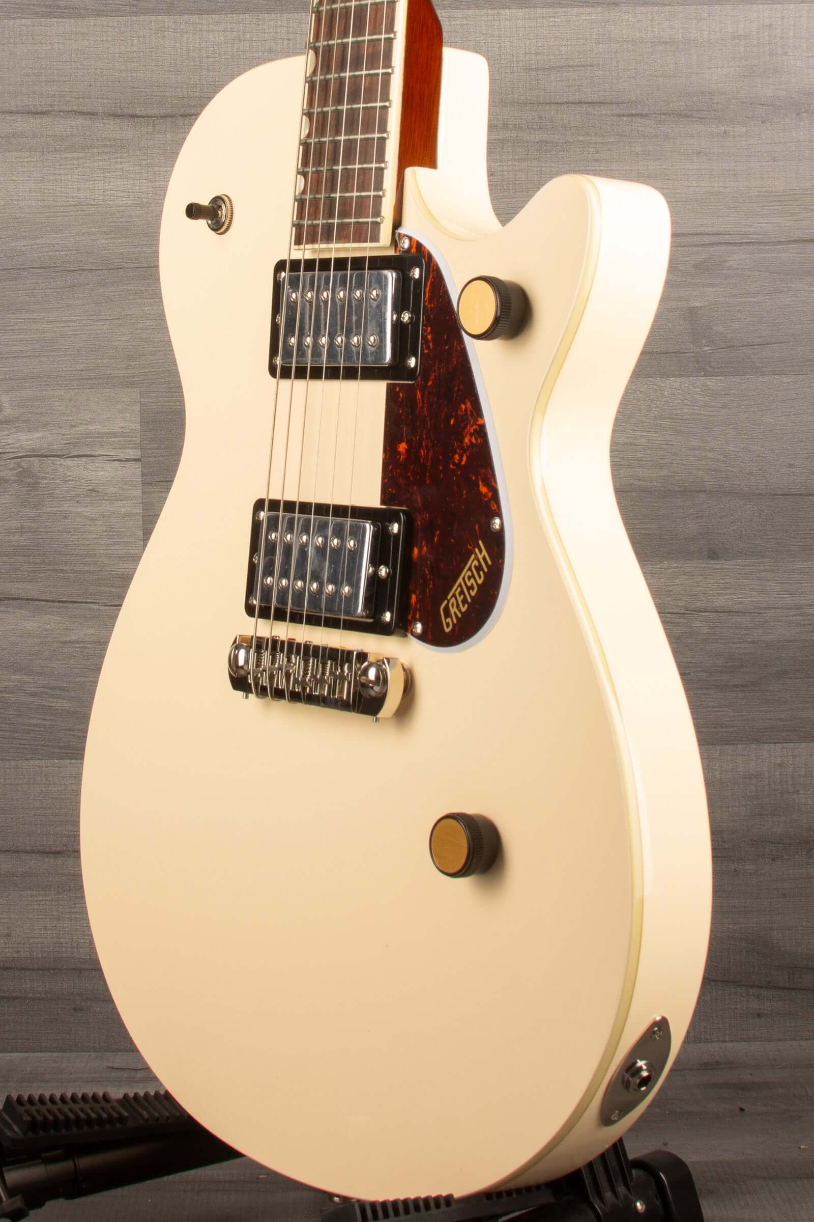 Gretsch Streamliner™ Jet™ Club Single-Cut with Wraparound, Laurel Fingerboard, Vintage White