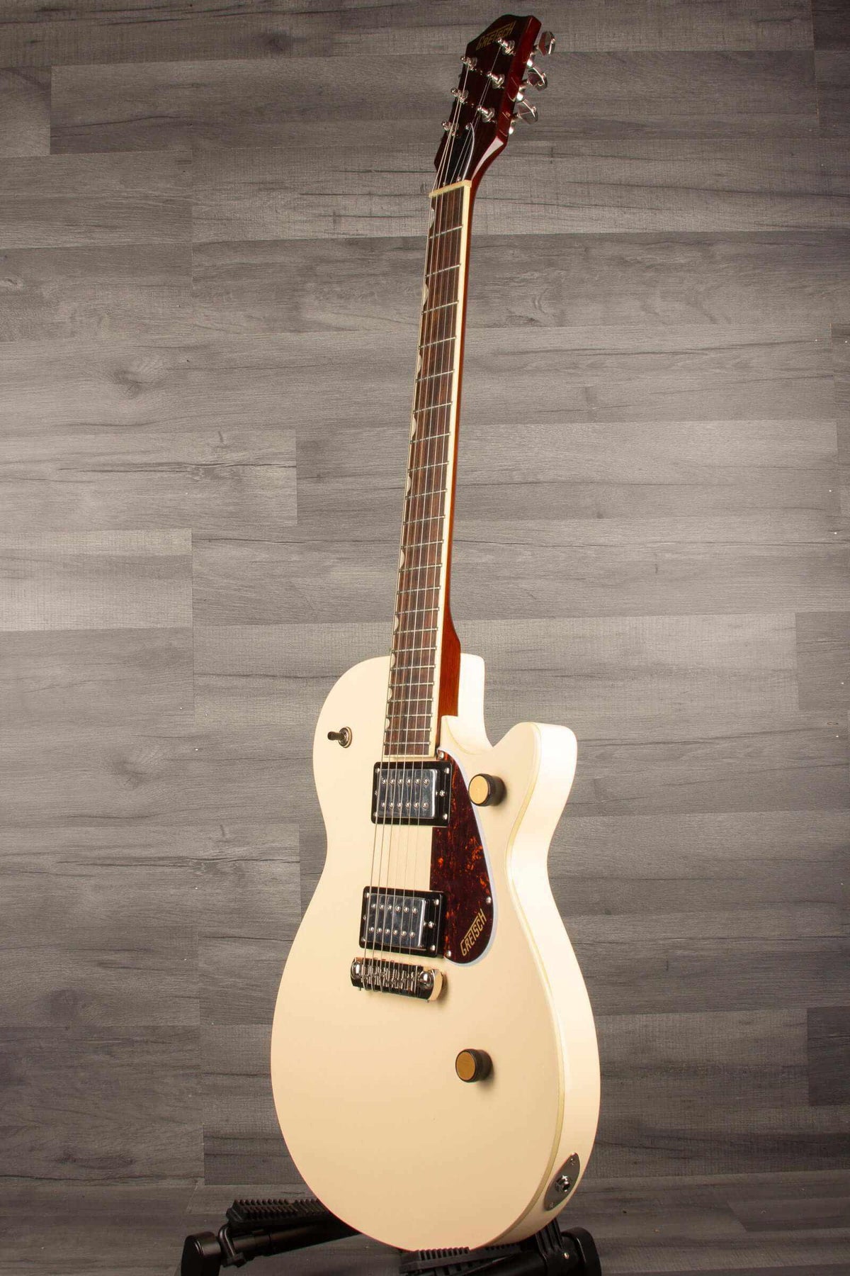 Gretsch Streamliner™ Jet™ Club Single-Cut with Wraparound, Laurel Fingerboard, Vintage White