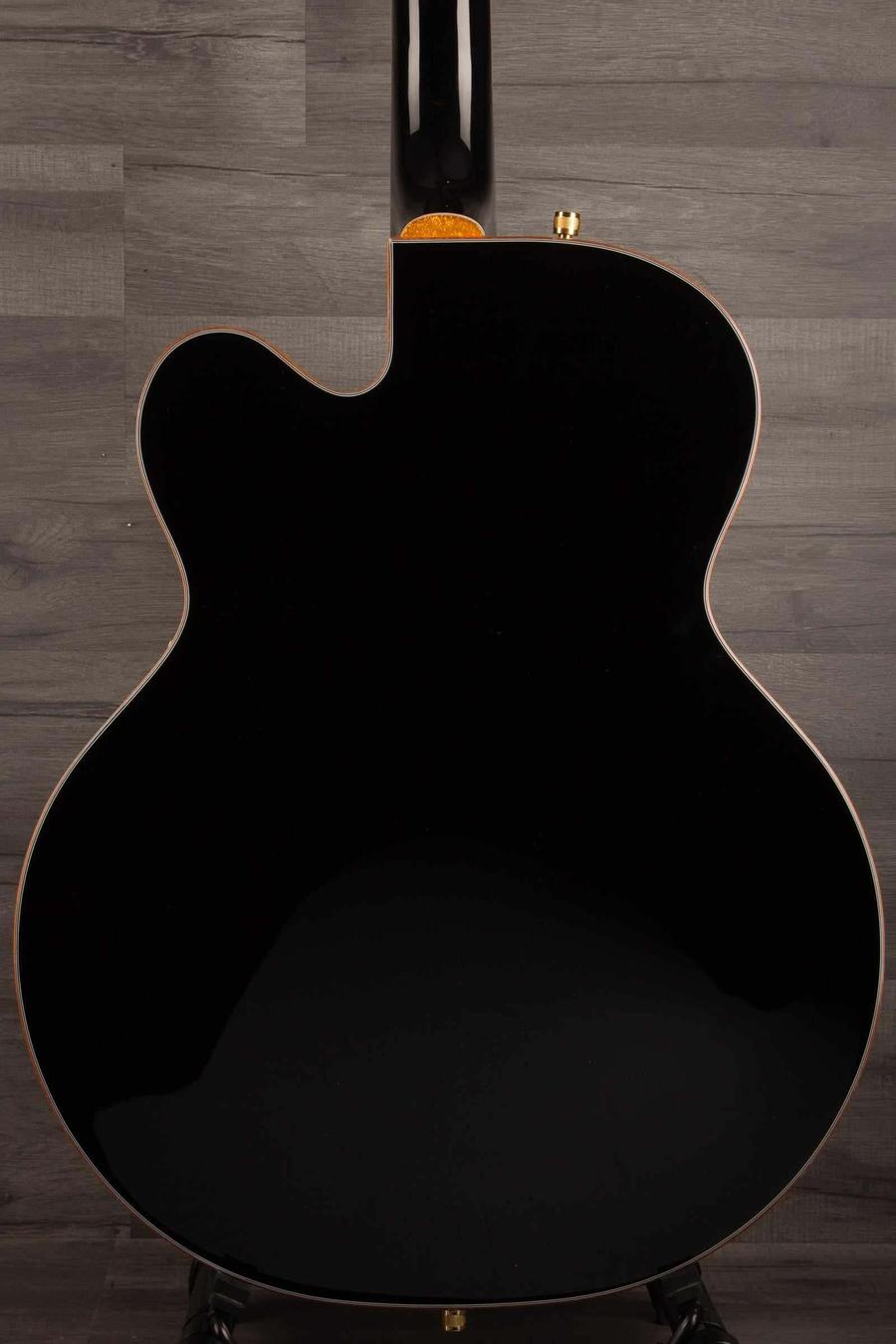 Gretsch Synchromatic™ Falcon™ Hollow Body Single-Cut with Bigsby®, Ebony Fingerboard, Black back view