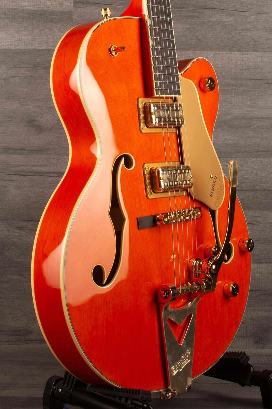 Gretsch synchromatic falcon orange stain