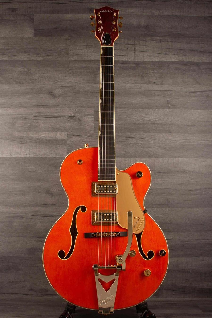 Gretsch synchromatic falcon orange stain full