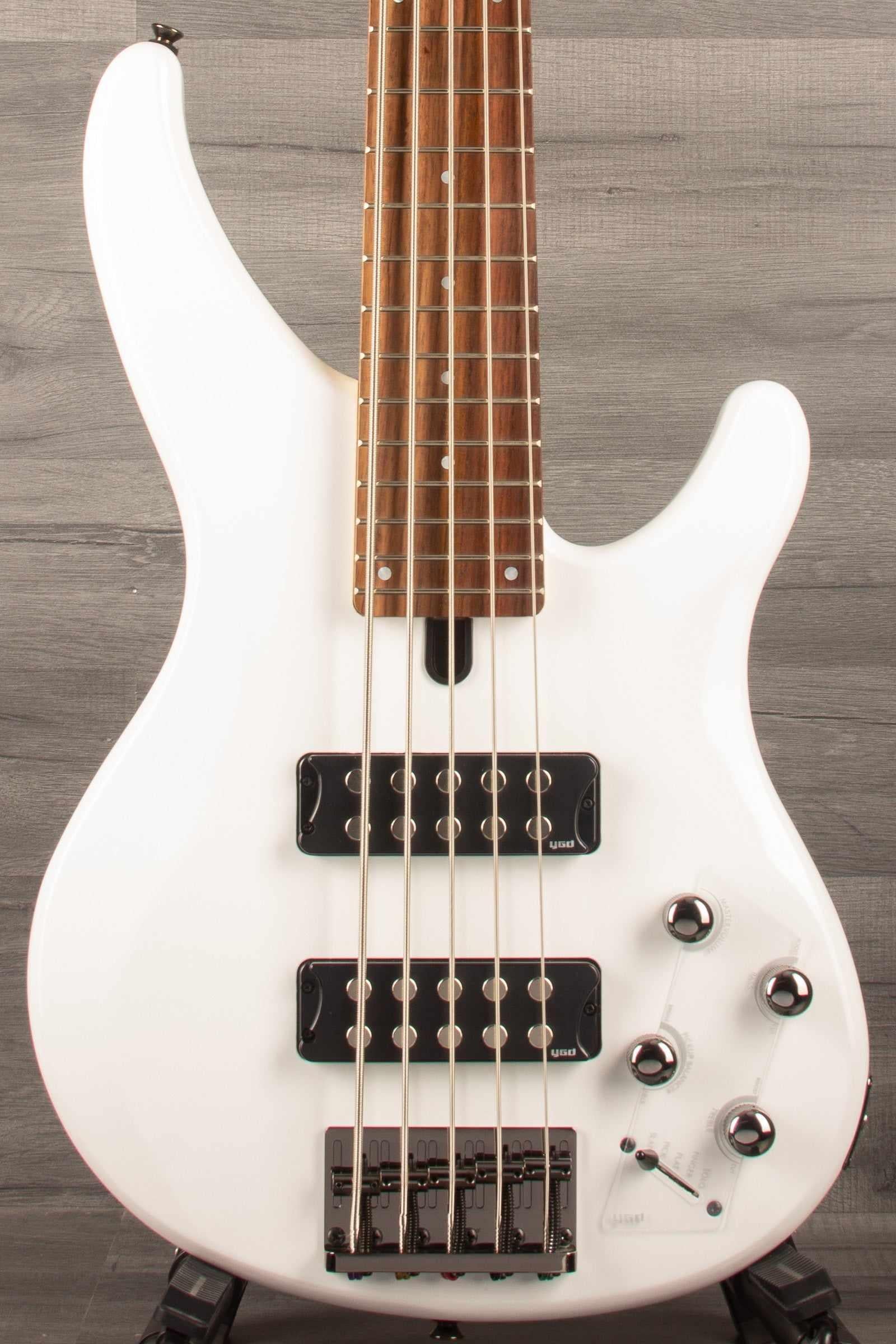 Yamaha TRBX305 5-String Bass Guitar - White