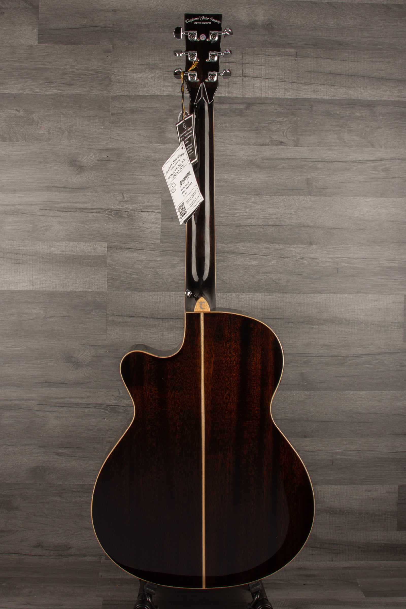 Tanglewood TW4CEBS Winterleaf Super Folk Acoustic Guitar - Black Shadow