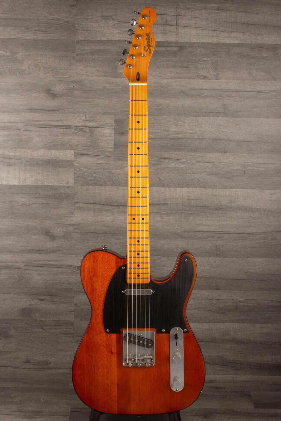 USED - Squier 40th Anniversary Telecaster vintage edition in Satin Mocha finish, good condition, fully setup.