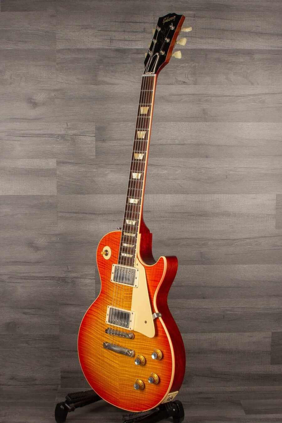 USED - 2021 Gibson Custom Shop 60th Anniversary 60's Les Paul V2 VOS Orange Lemon Fade