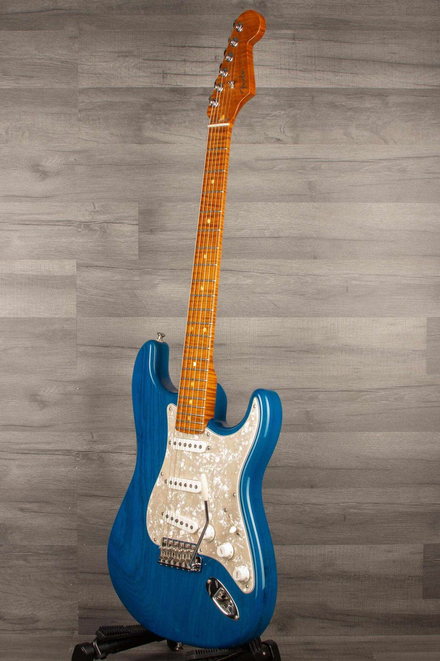 USED - Fender Custom Shop NOS Stratocaster Sapphire blue transparent