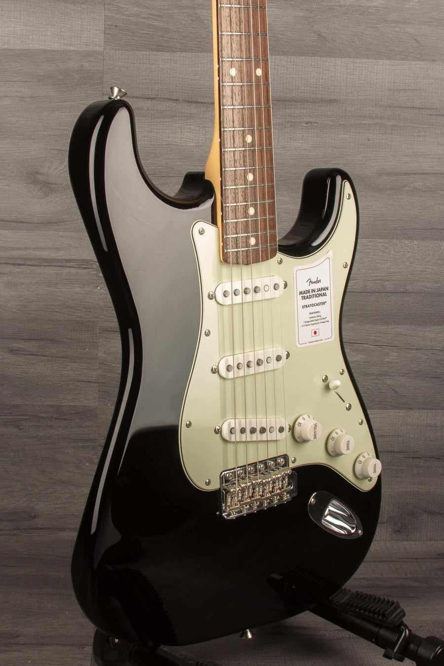 USED - Fender Made in Japan Traditional 60's Stratocaster - Black RW