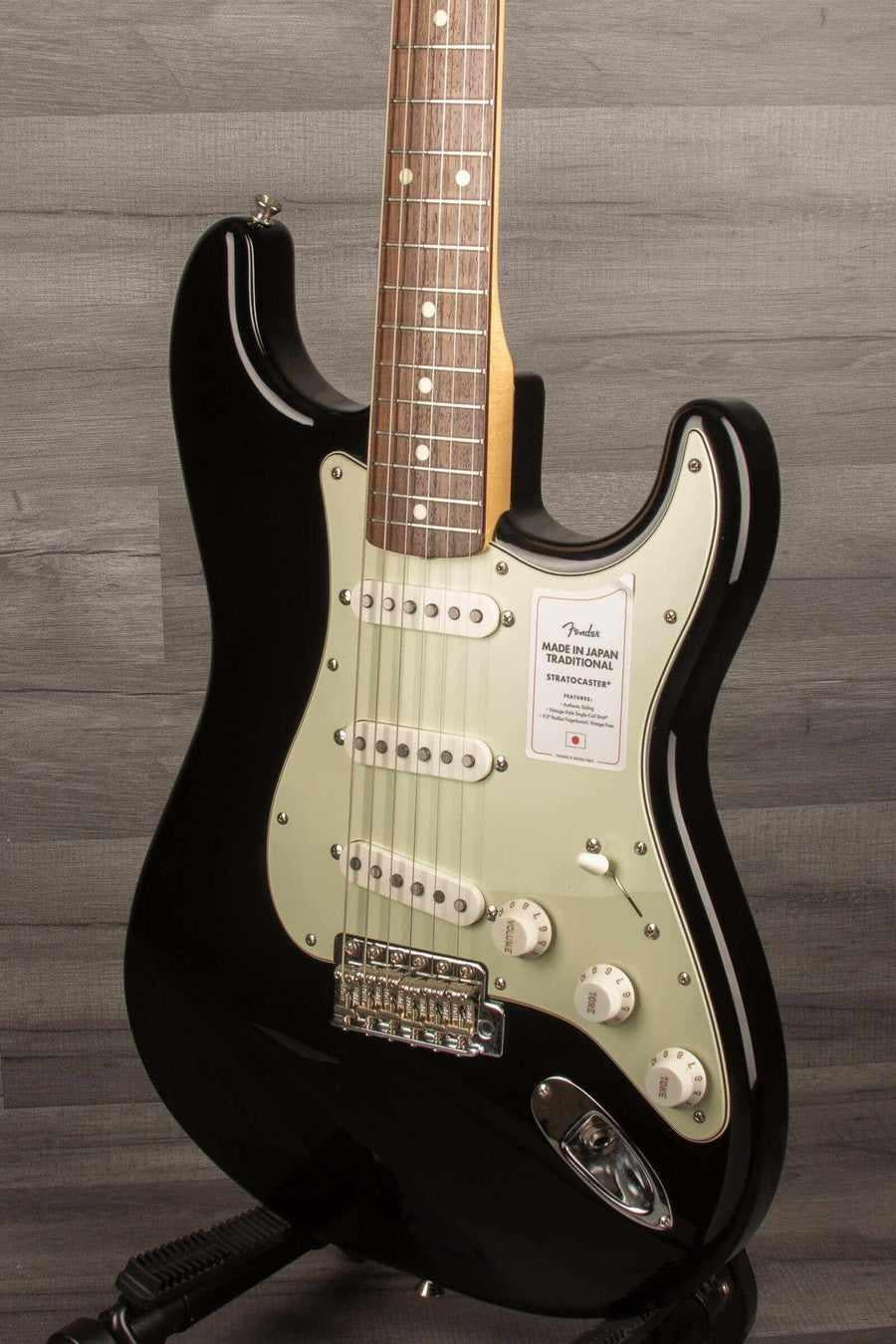 USED - Fender Made in Japan Traditional 60's Stratocaster - Black RW