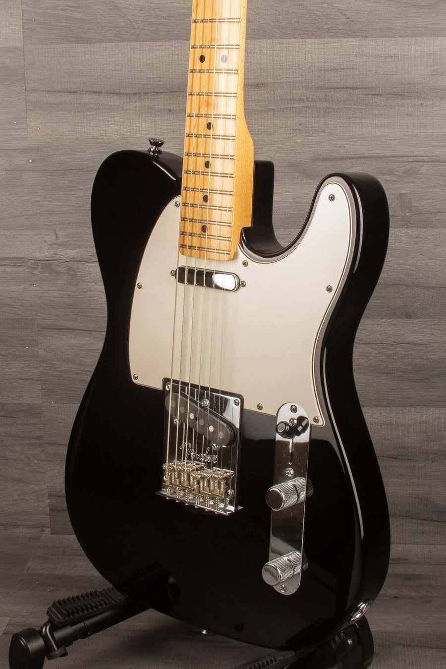 USED 2014 Fender American Standard Telecaster Electric Guitar - Black (Includes Hard Case)