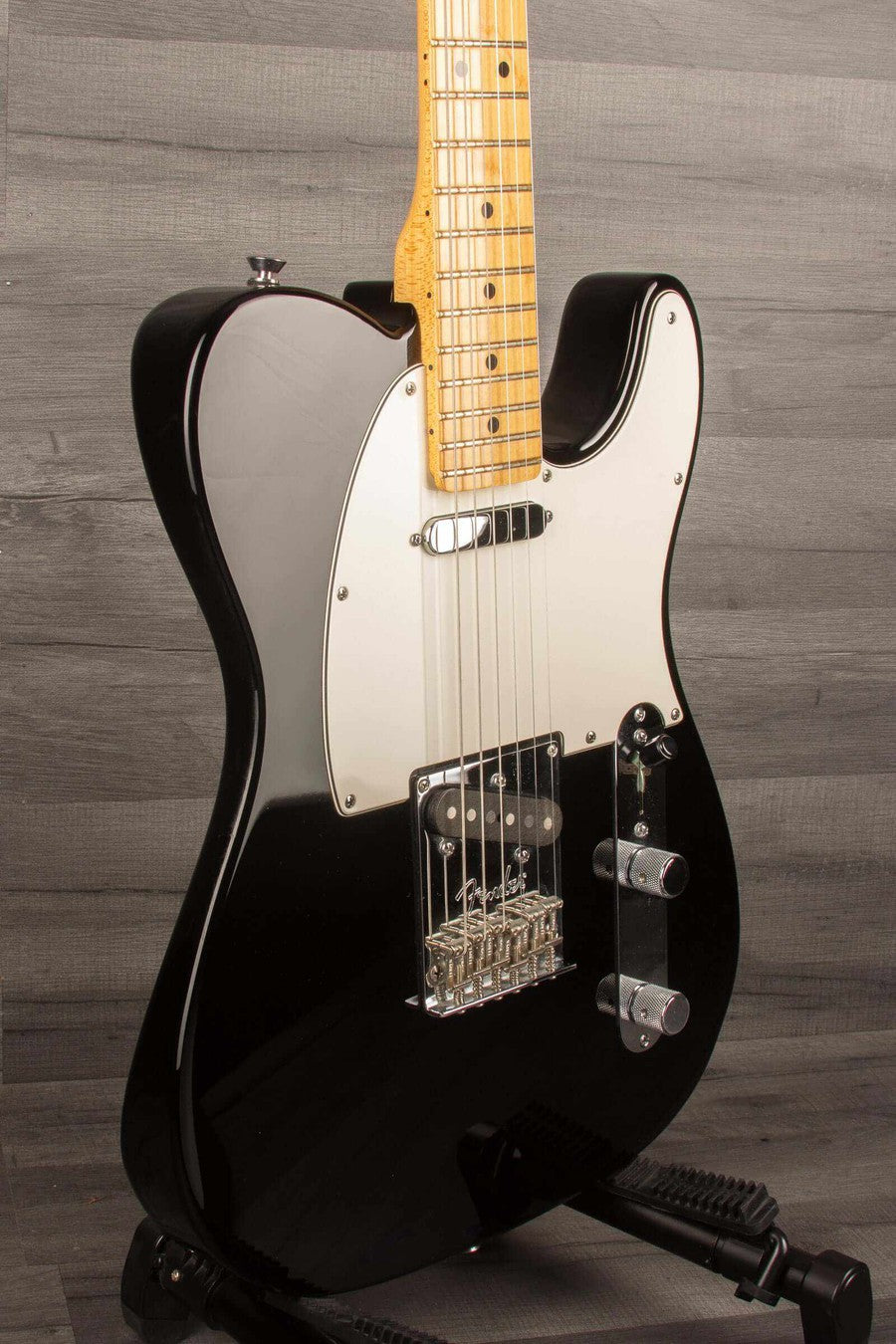 USED 2014 Fender American Standard Telecaster Electric Guitar - Black (Includes Hard Case)