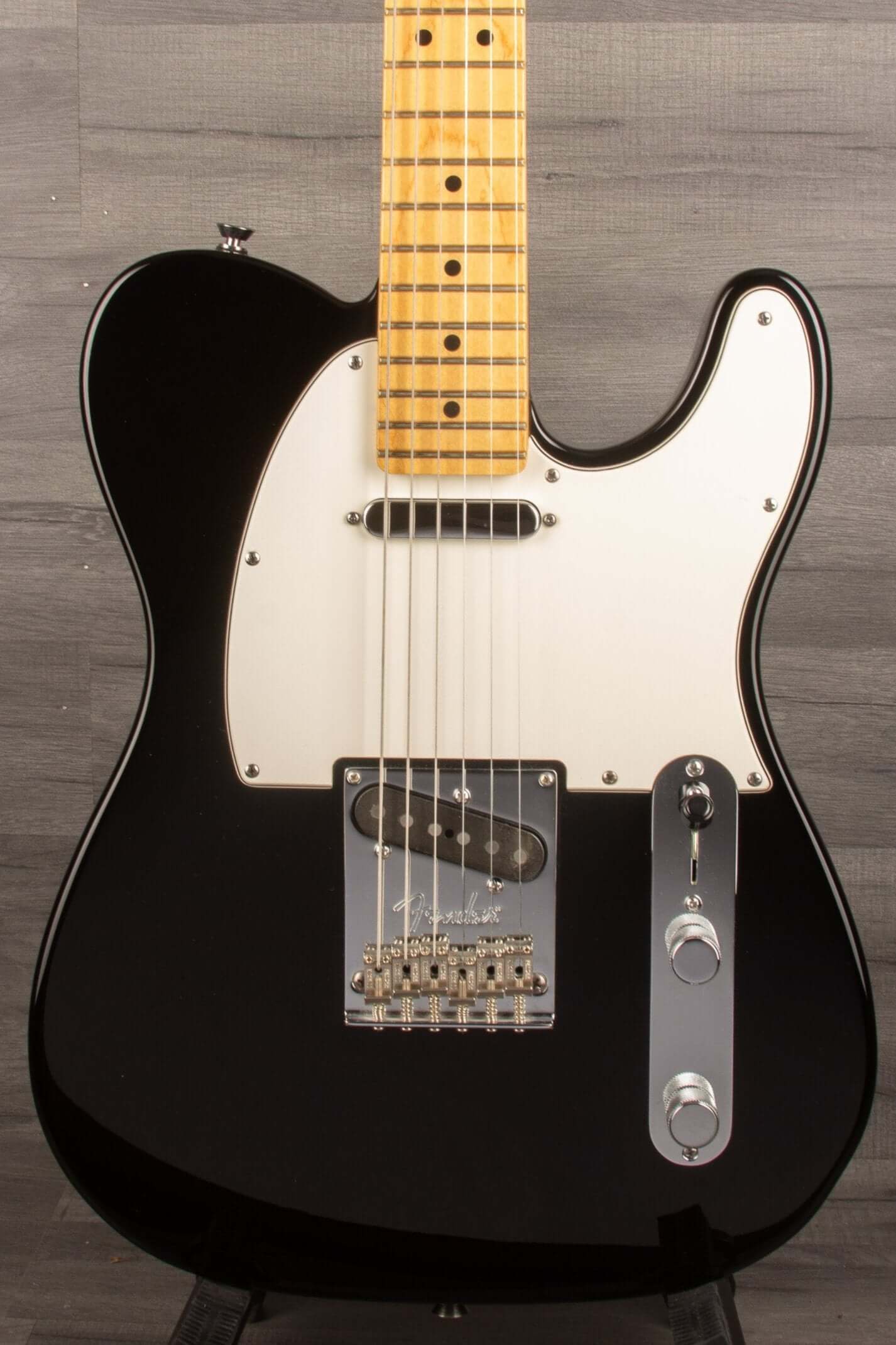 USED 2014 Fender American Standard Telecaster Electric Guitar - Black (Includes Hard Case)