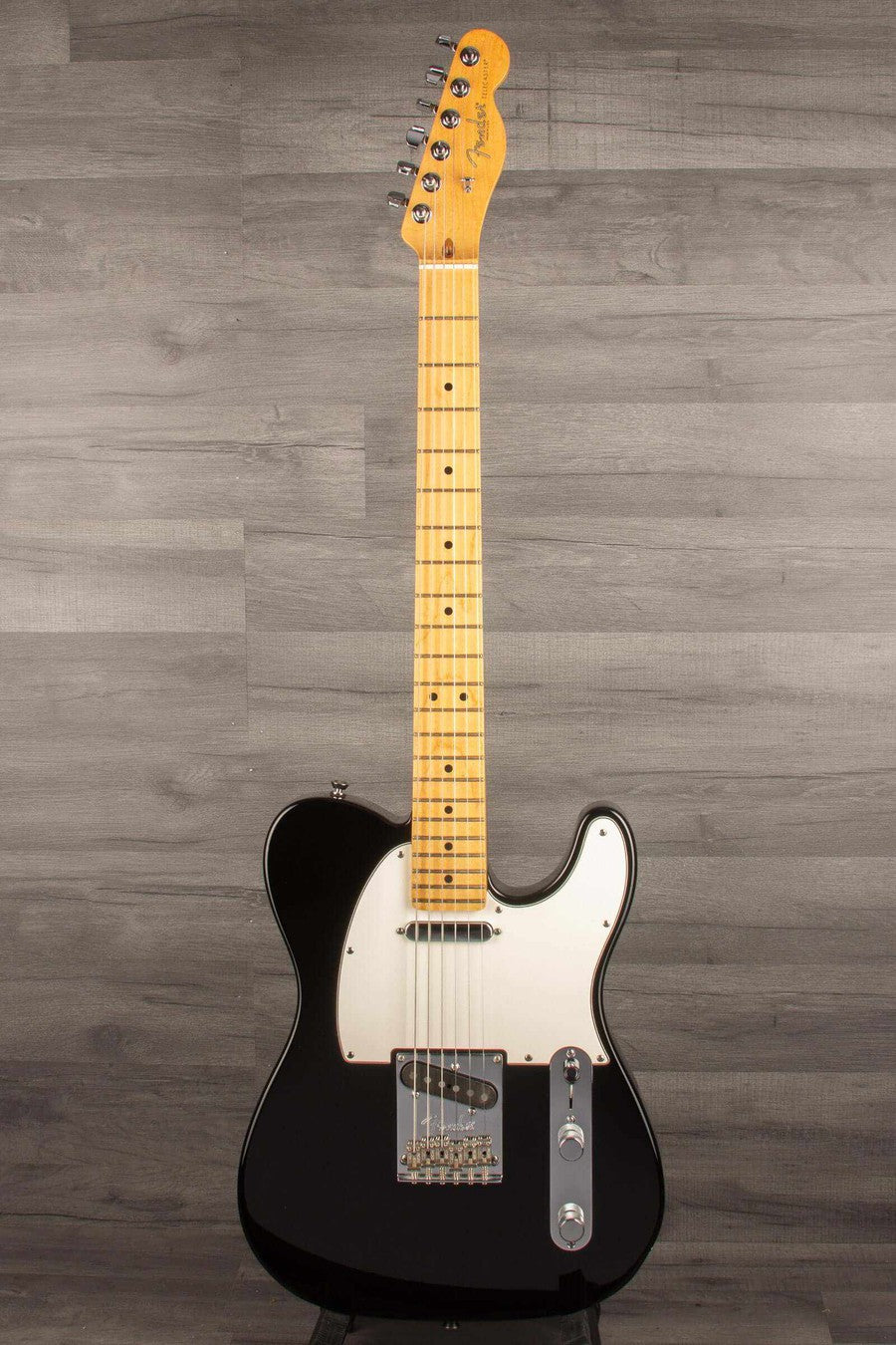 USED 2014 Fender American Standard Telecaster Electric Guitar - Black (Includes Hard Case)