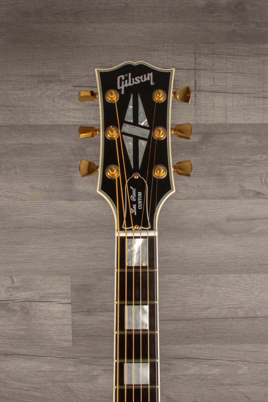 USED - Gibson Les Paul Custom Electric Guitar Black - 2007