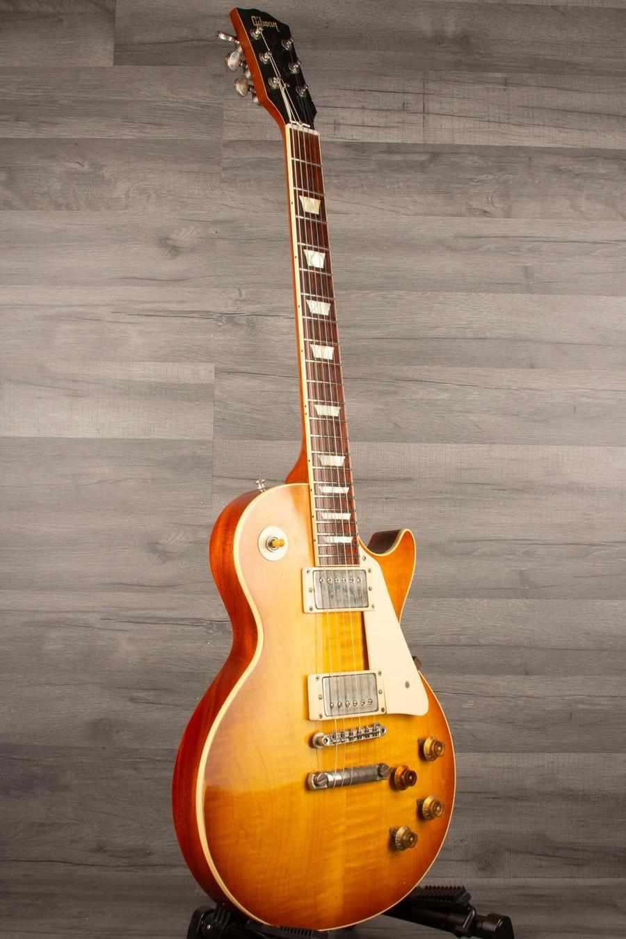 USED - Gibson R8 Custom Shop Les Paul - Aged Lemon Burst - MusicStreet