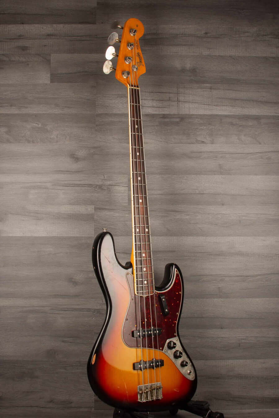 USED - Fender American Vintage II '66 Jazz Bass - 3 Tone Sunburst (aged finish)
