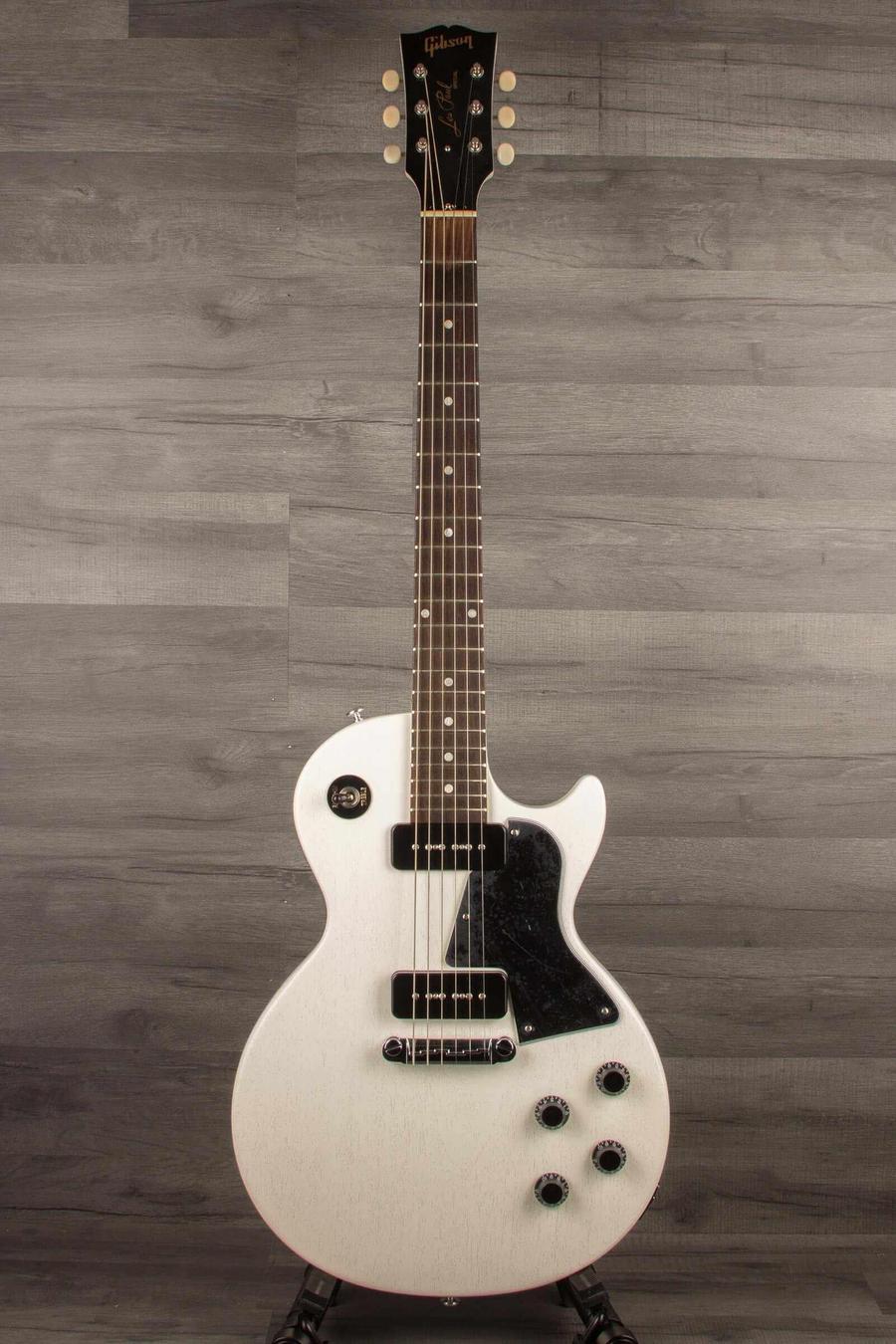 USED - Gibson Les Paul Special Tribute P90 2021 - Worn White Satin - MusicStreet