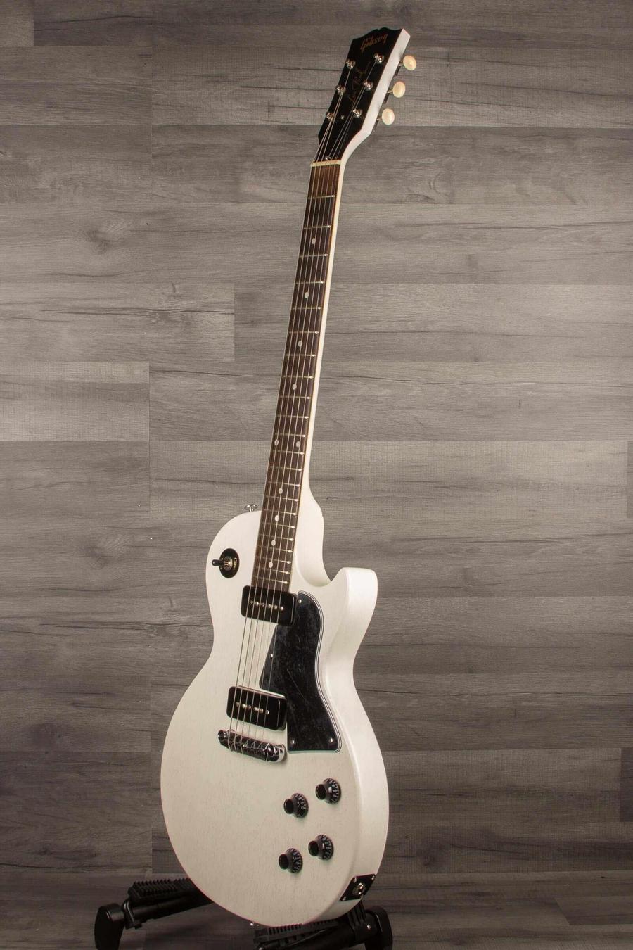 USED - Gibson Les Paul Special Tribute P90 2021 - Worn White Satin - MusicStreet