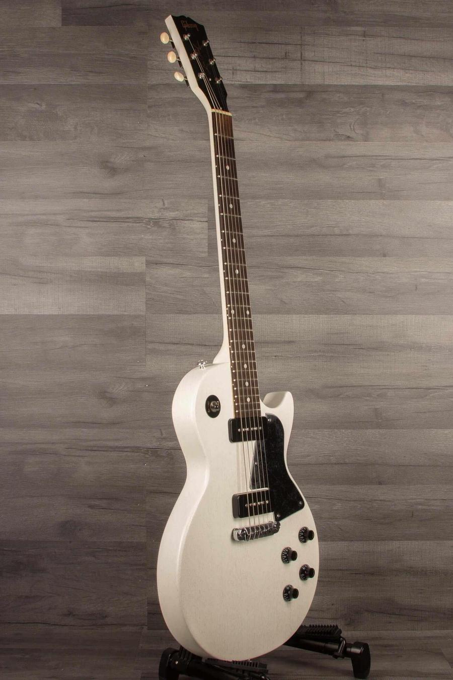 USED - Gibson Les Paul Special Tribute P90 2021 - Worn White Satin - MusicStreet