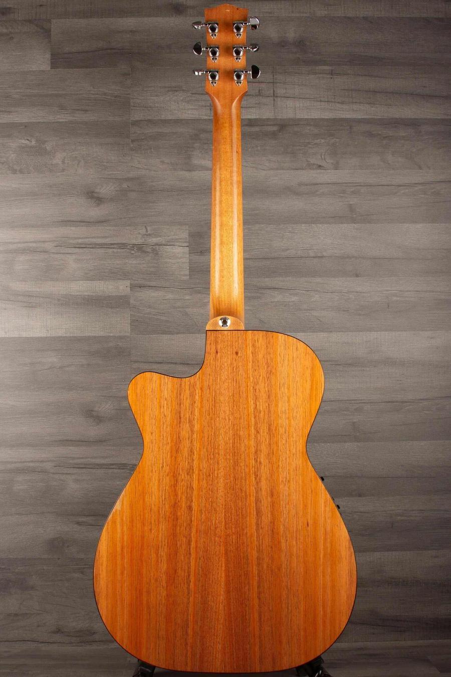 USED - Maton SRS808C Acoustic Guitar With AP5 Pro Pickup System back view showcasing solid Blackwood finish.