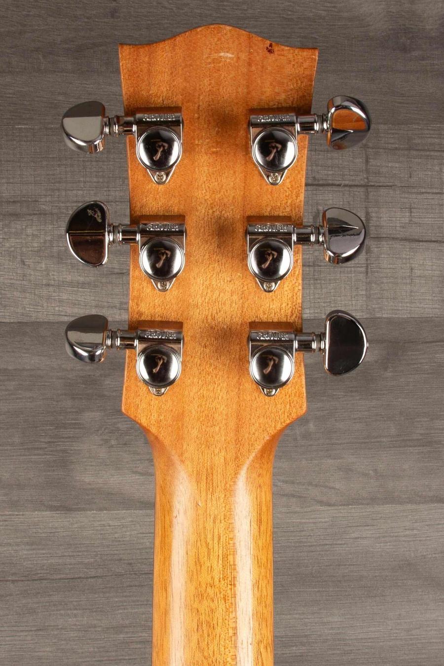 USED - Maton SRS808C Acoustic Guitar With AP5 Pro Pickup System headstock image showcasing tuning machines.