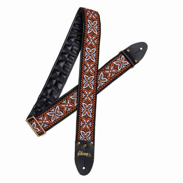 Gibson ASVS-ORL - Orange Lily guitar strap