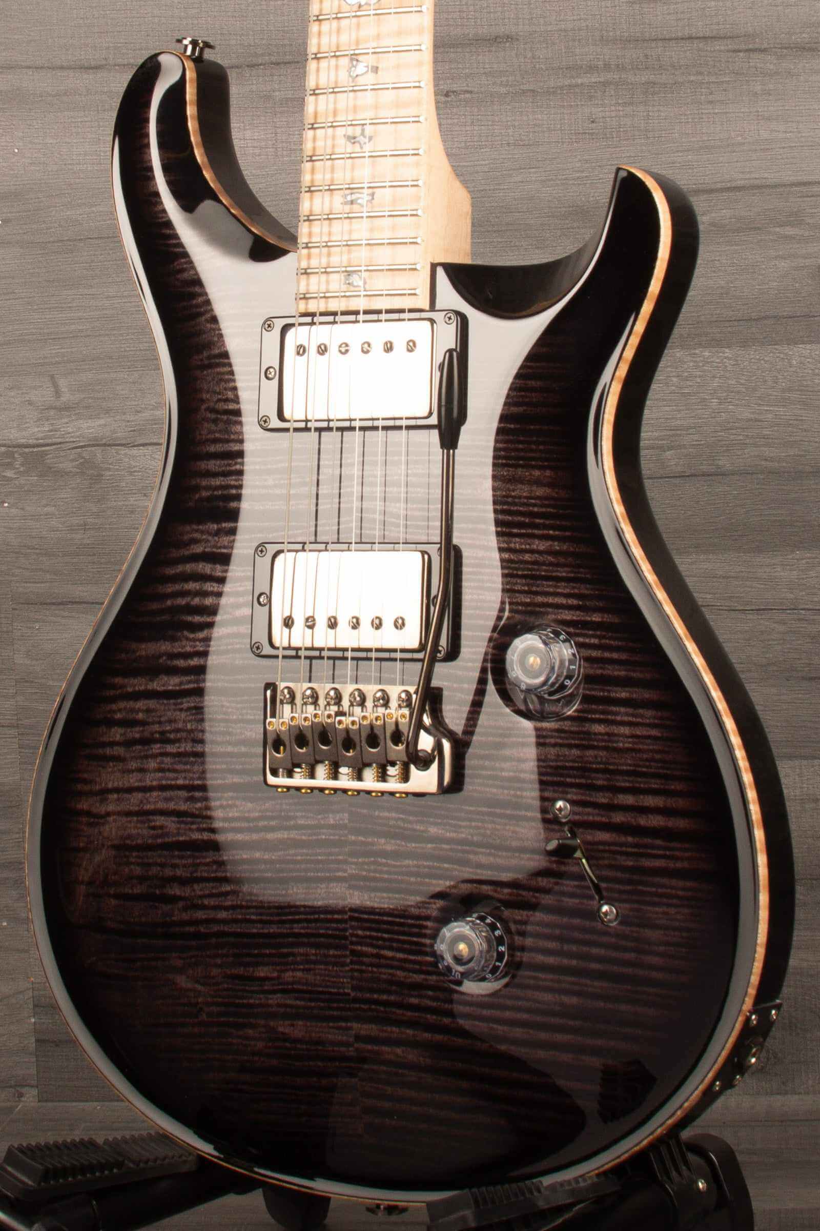 PRS Wood Library Custom 24 Purple Smoke Burst s#0315124