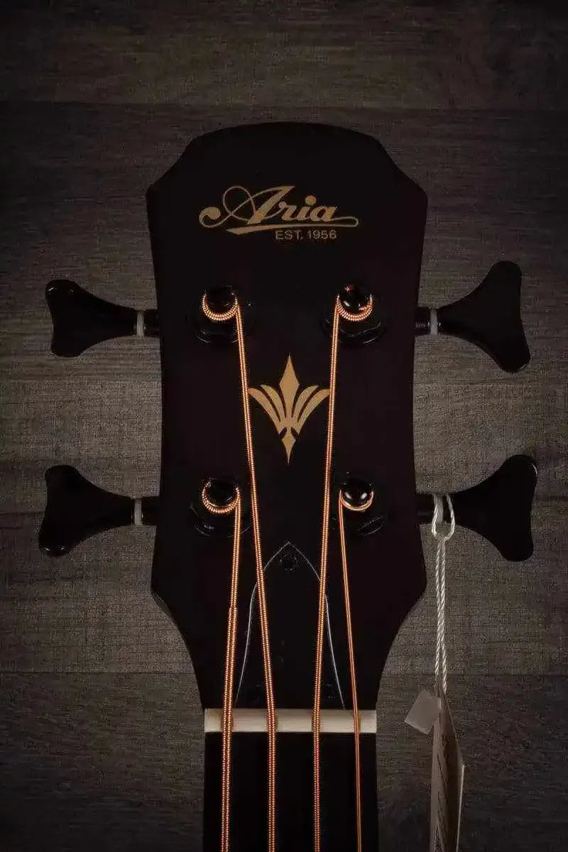 Aria FEB - F2/FL STBK Fretless Electro - Acoustic Bass Guitar