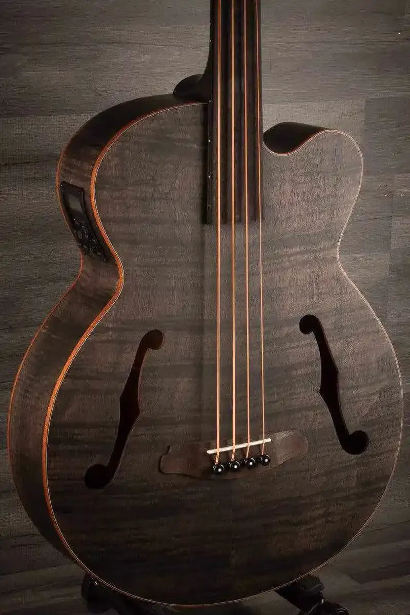 Aria FEB - F2/FL STBK Fretless Electro - Acoustic Bass Guitar