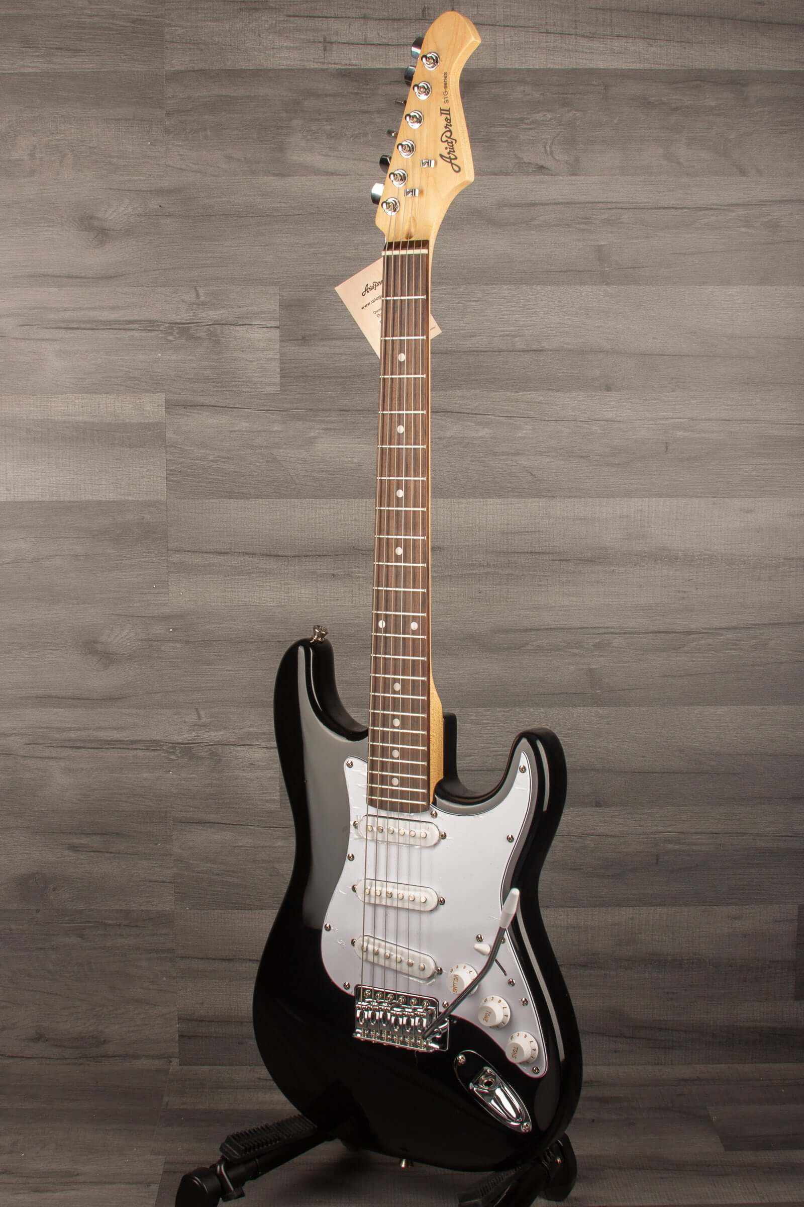 Aria STG Mini Electric Guitar - Black