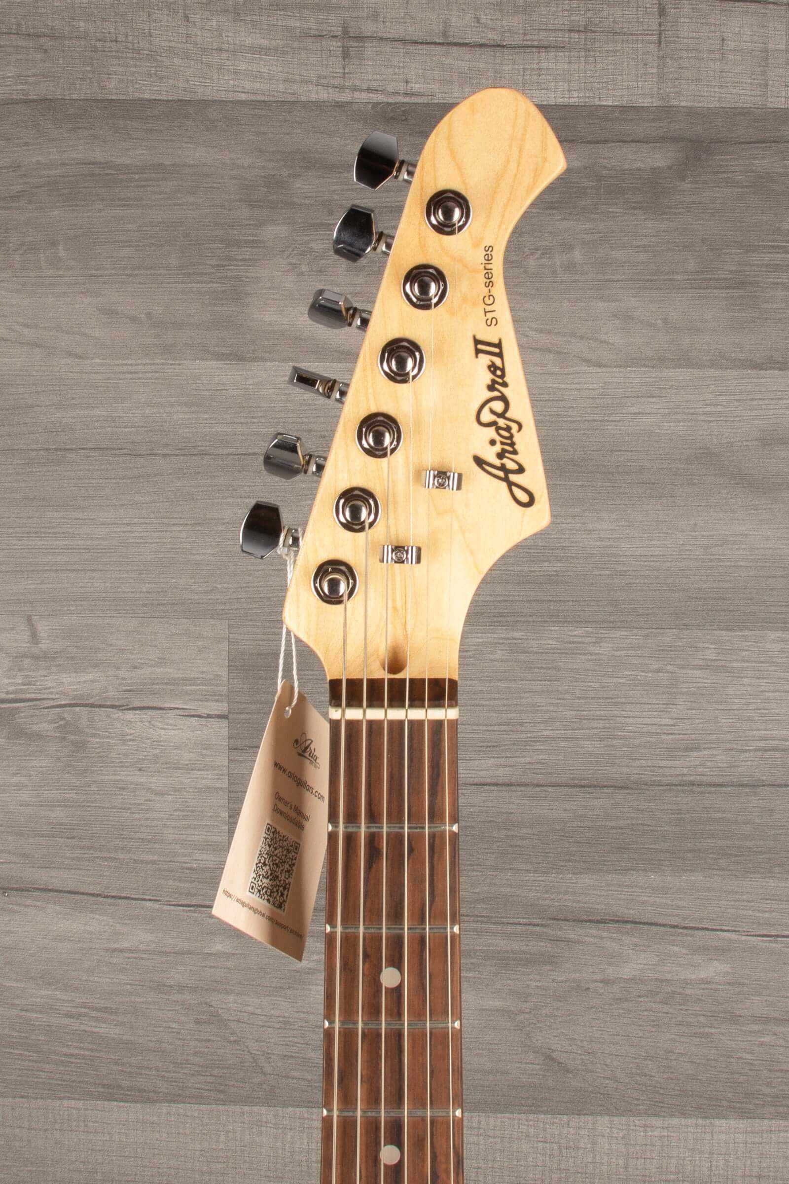 Aria STG Mini Electric Guitar - Black