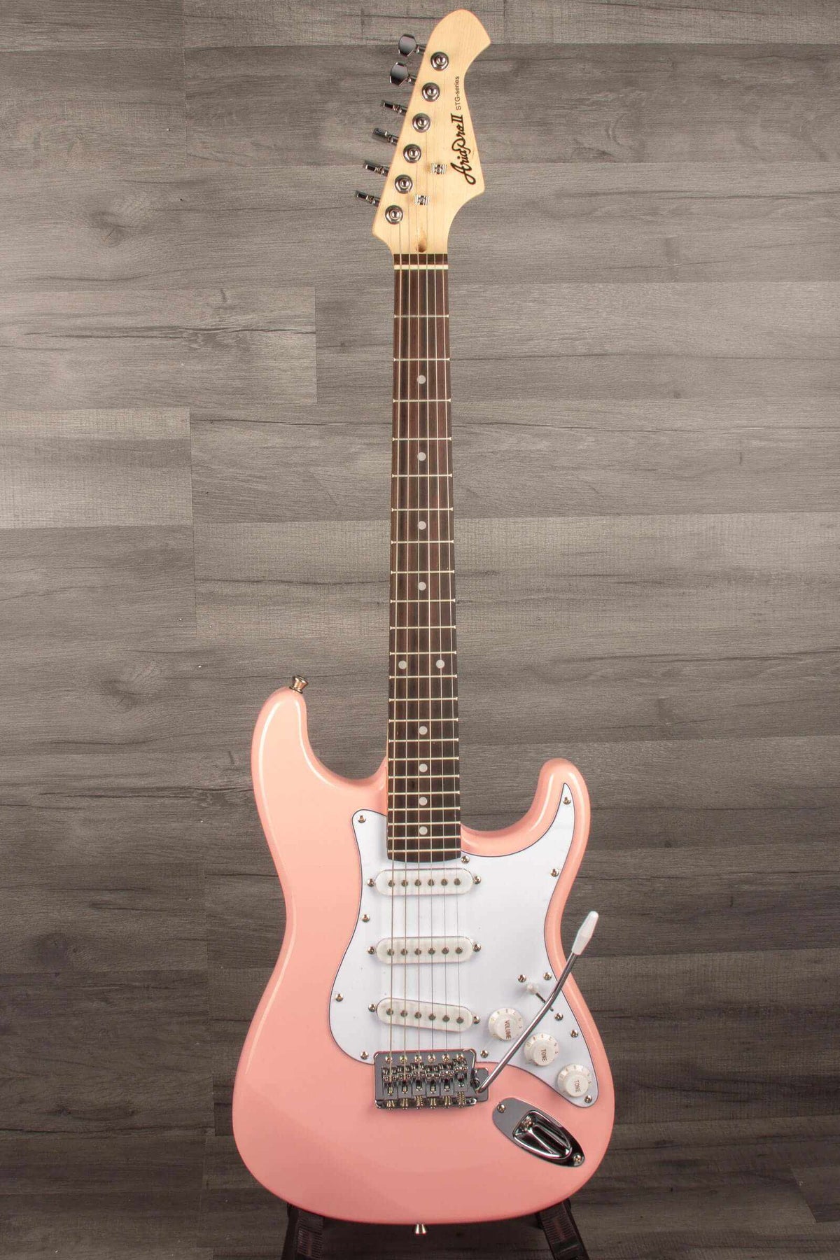 Aria STG Mini Electric Guitar - Pink