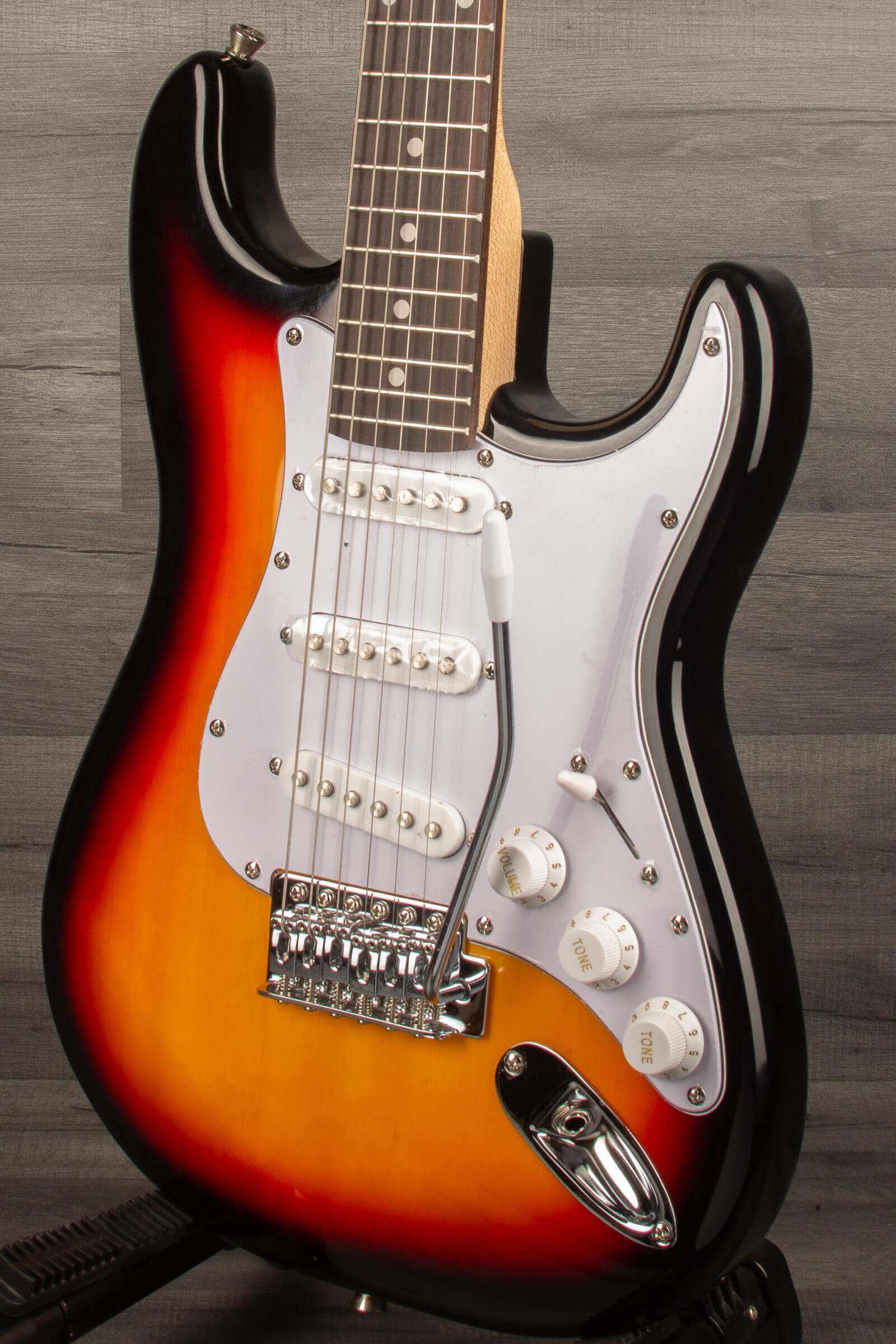 Aria STG Mini Electric Guitar - 3-Tone Sunburst