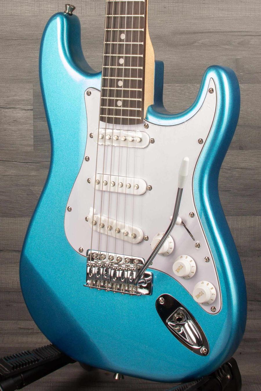 Aria STG Mini Electric Guitar - Metallic Blue