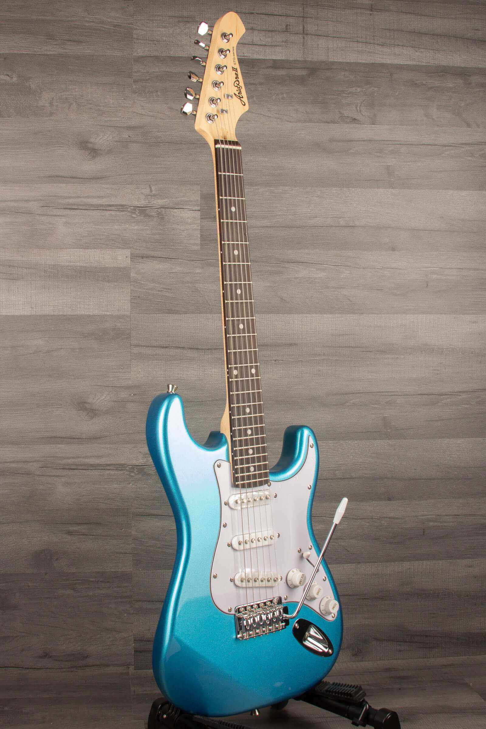 Aria STG Mini Electric Guitar - Metallic Blue