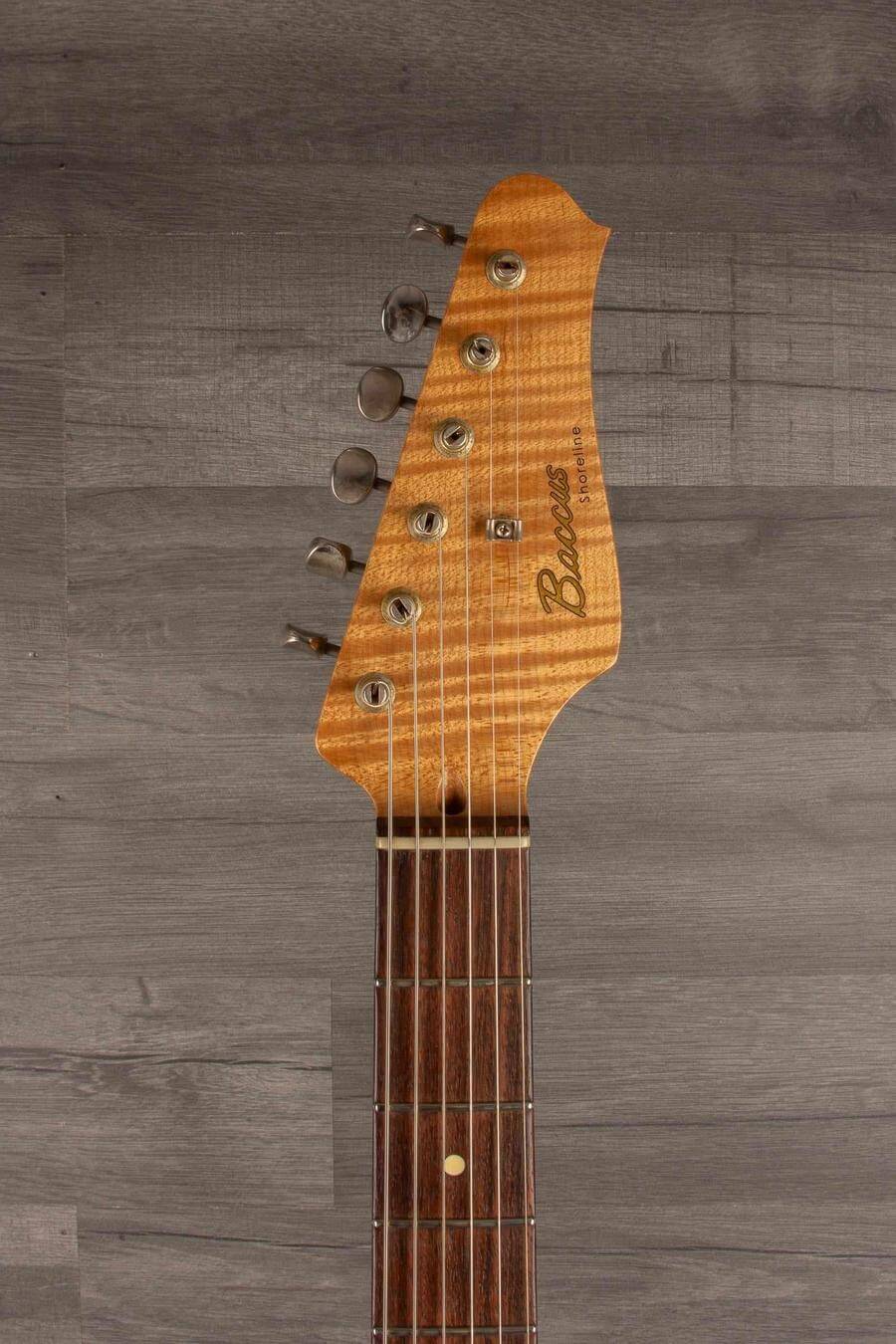 USED - Seth Baccus Guitars Shoreline HSS Electric Guitar - Daphne Blue Relic