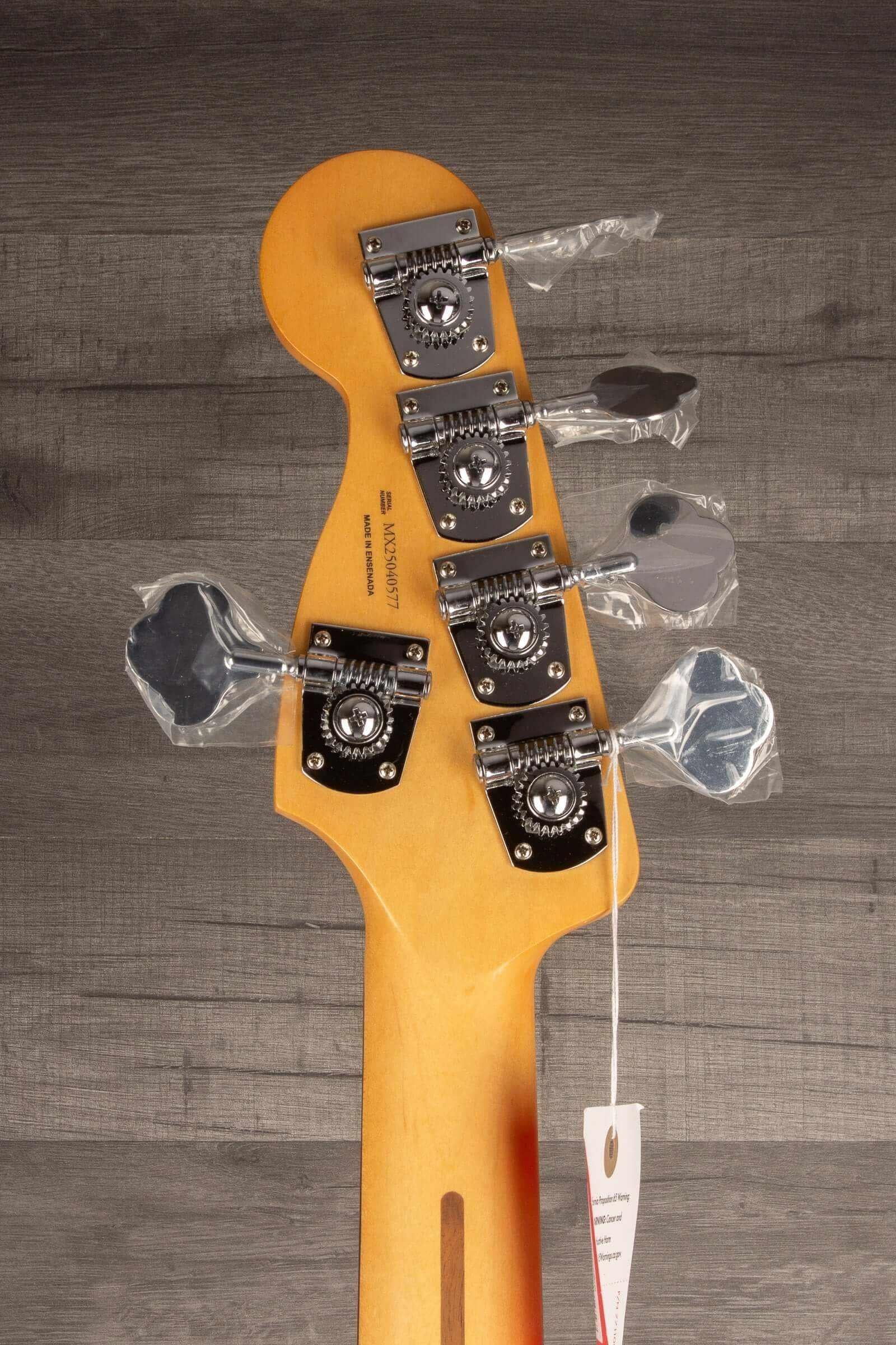 Fender Player II Modified Active Jazz Bass® V, Rosewood Fingerboard, 3 Tone Sunburst