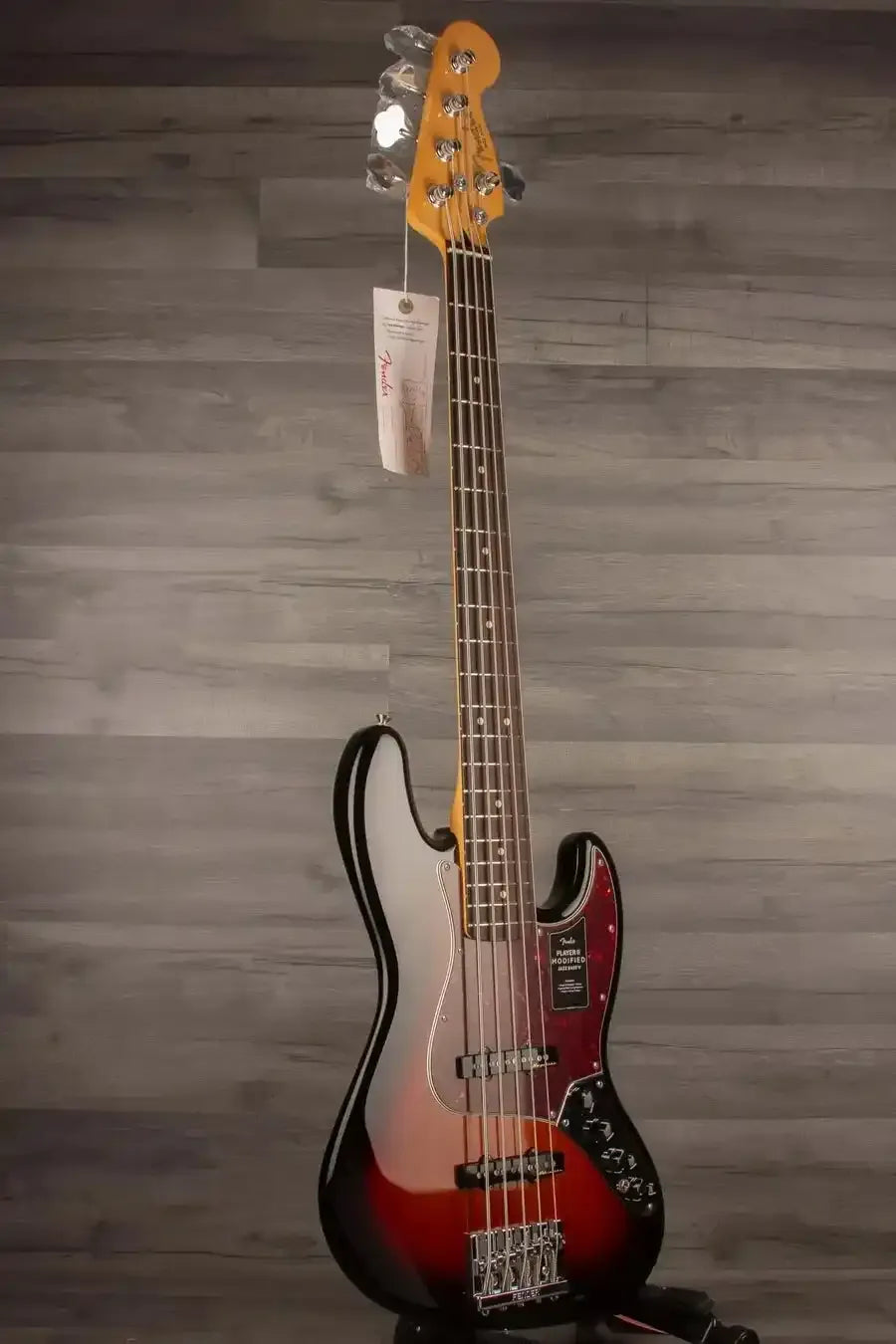Fender Player II Modified Active Jazz Bass® V, Rosewood Fingerboard, 3 Tone Sunburst - MusicStreet