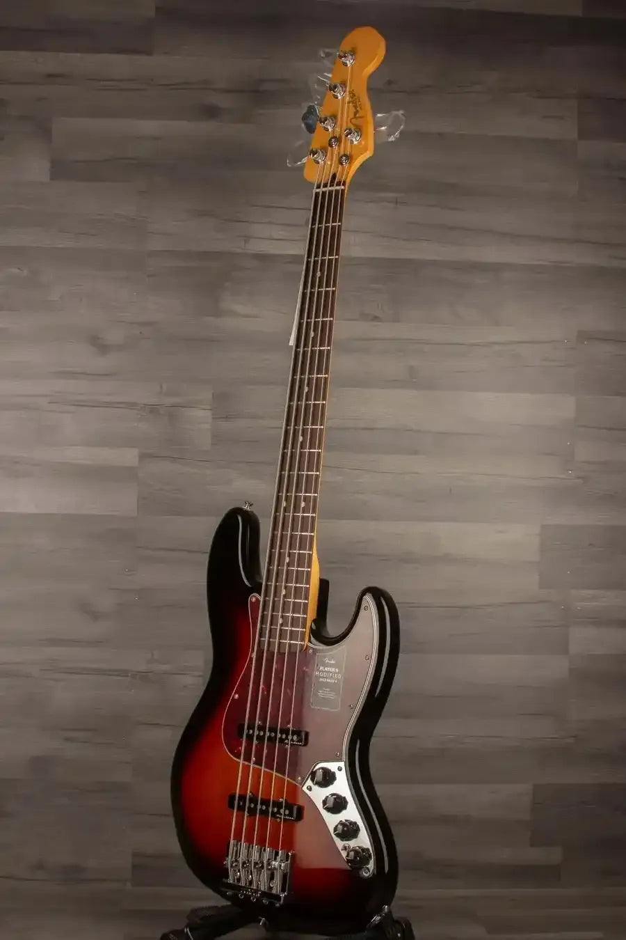 Fender Player II Modified Active Jazz Bass® V, Rosewood Fingerboard, 3 Tone Sunburst - MusicStreet