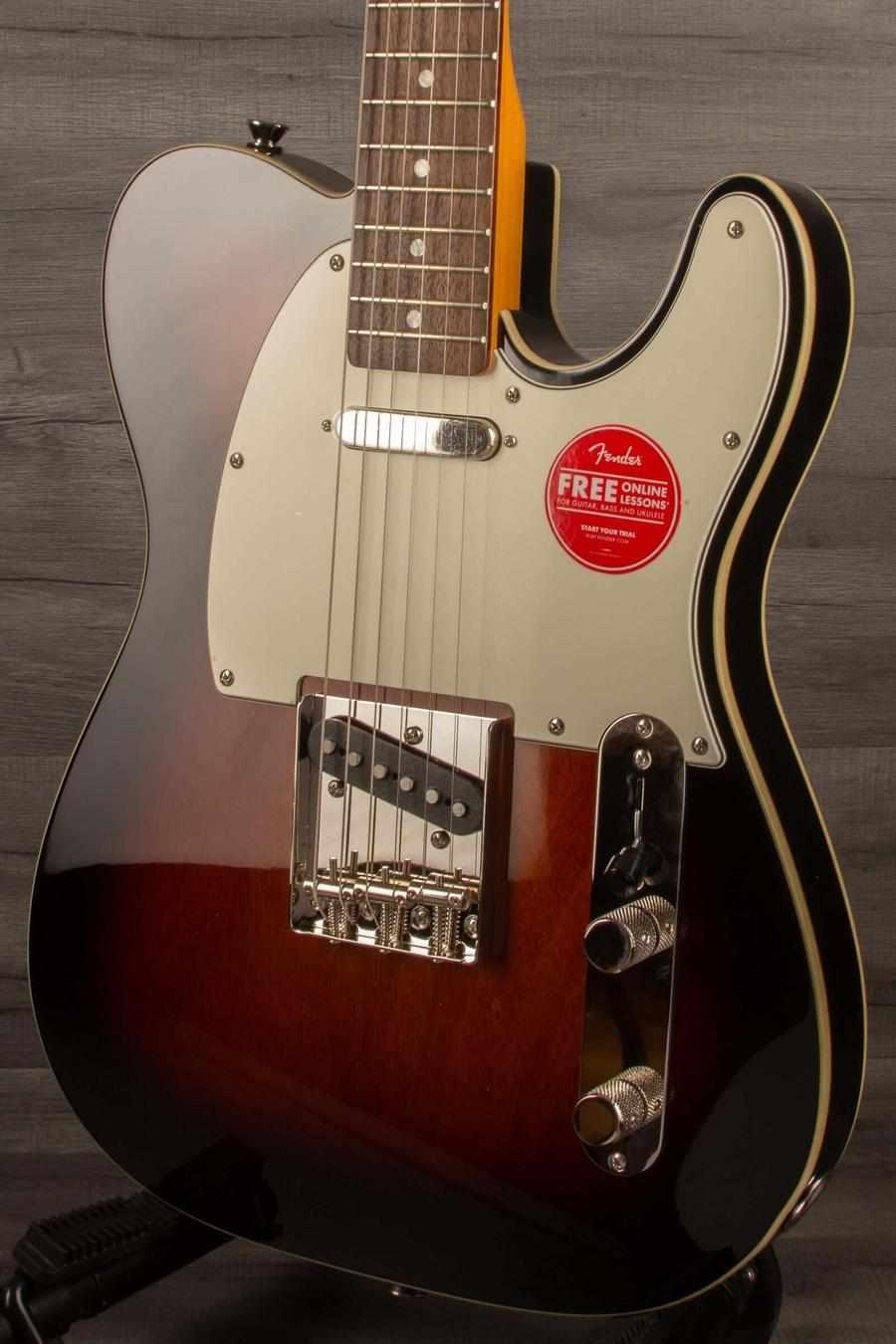 Squier Classic Vibe 60's Telecaster Electric Guitar - 3 tone sunburst