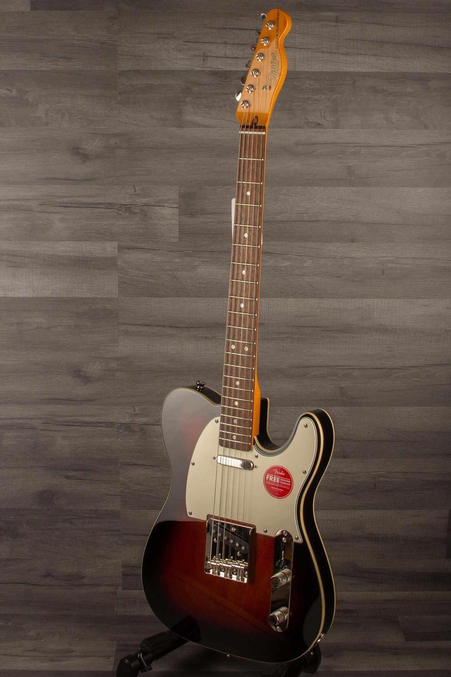 Squier Classic Vibe 60's Telecaster Electric Guitar - 3 tone sunburst