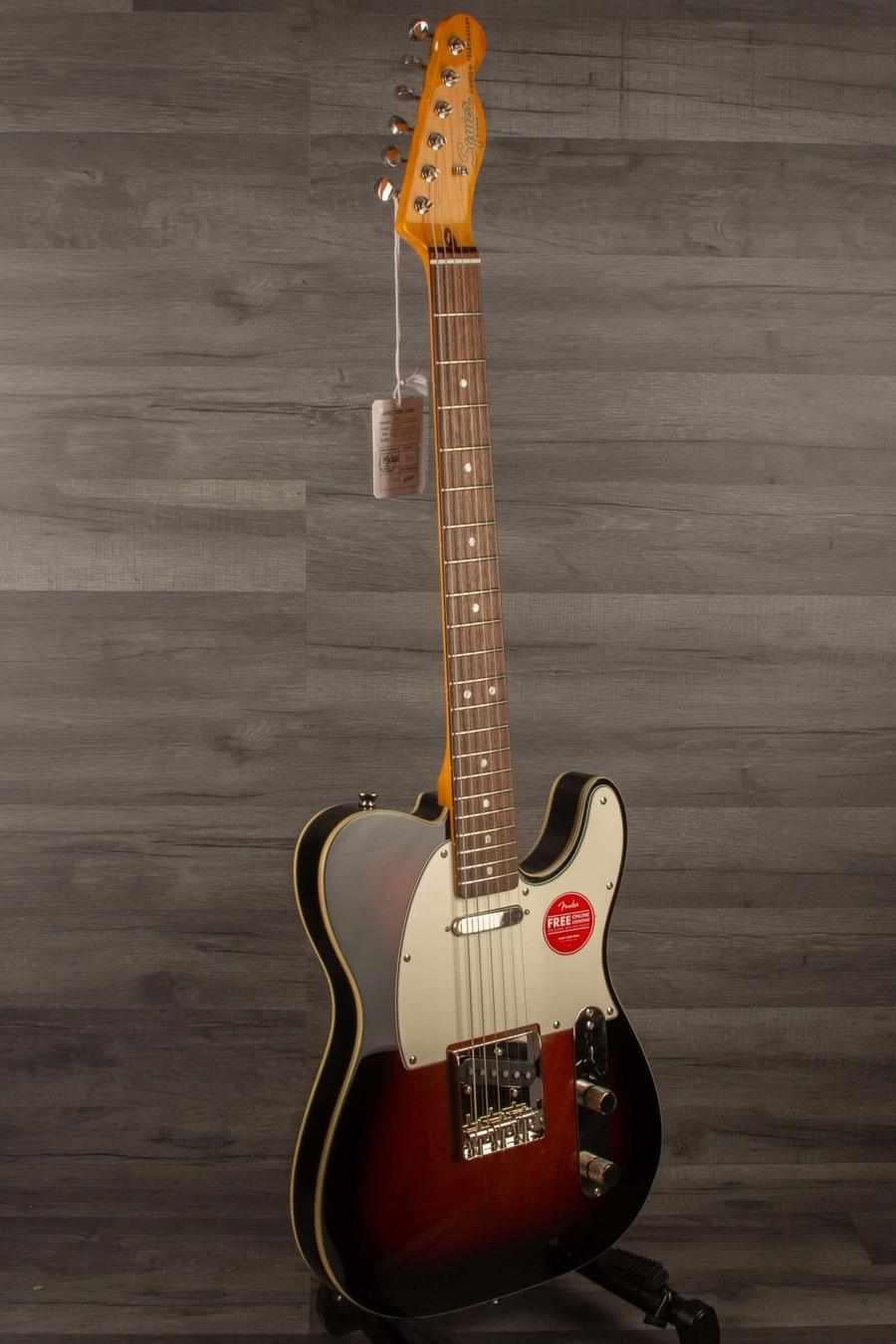 Squier Classic Vibe 60's Telecaster Electric Guitar - 3 tone sunburst