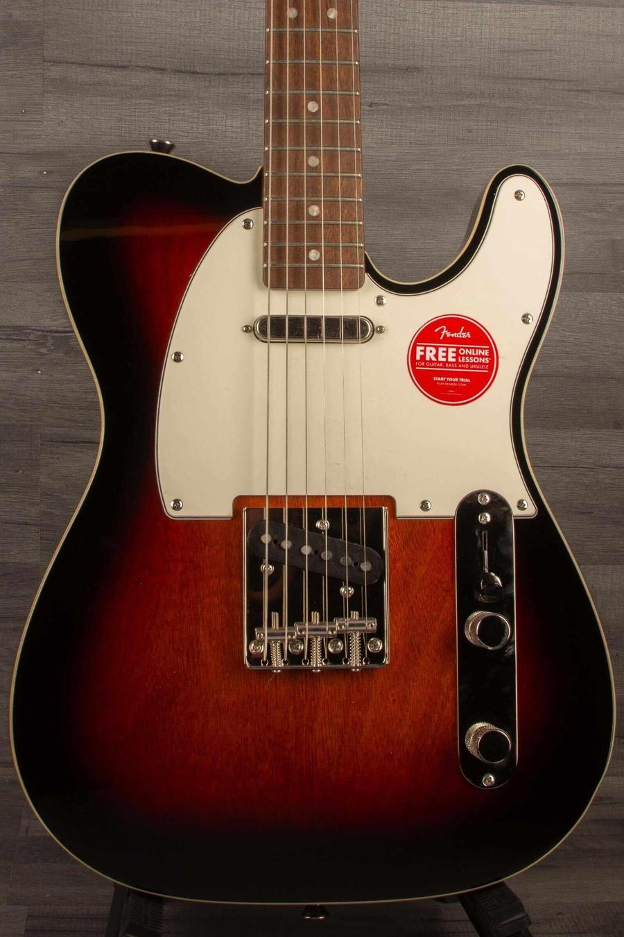 Squier Classic Vibe 60's Telecaster Electric Guitar - 3 tone sunburst