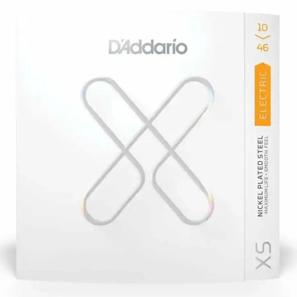 D'Addario XS Coated Nickel Wound 10-46 Electric Guitar Strings, Regular