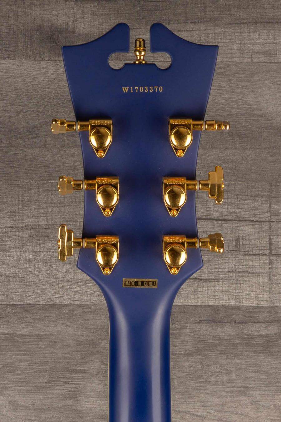 Used - D'Angelico Deluxe 175 Matte Royal Blue - MusicStreet