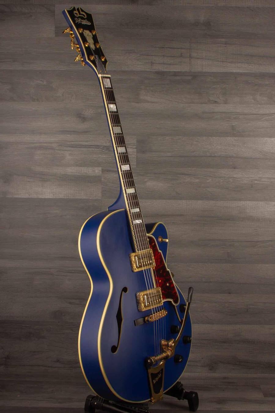 Used - D'Angelico Deluxe 175 Matte Royal Blue - MusicStreet